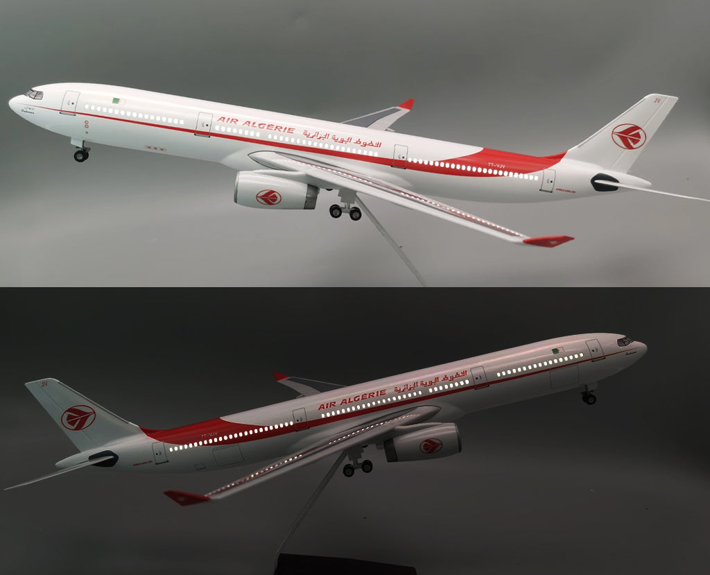 Air Algérie Airbus A330 with LED - Scale 1:140 (47 cm / 18.5 in)