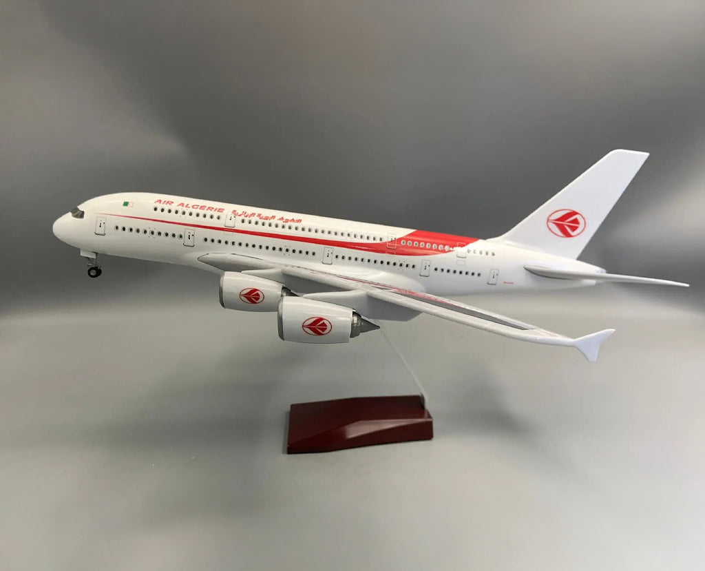 Air Algérie Airbus A380 with LED - Scale 1:160 (47 cm / 18.5 in)