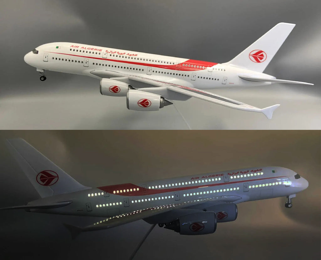 Air Algérie Airbus A380 with LED - Scale 1:160 (47 cm / 18.5 in)
