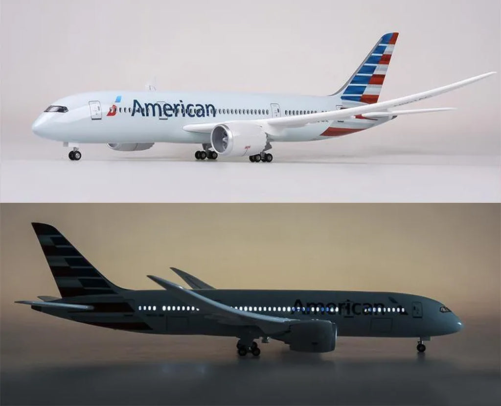American Airlines Boeing 787 with LED - Scale 1:130 (47 cm / 18.5 in)