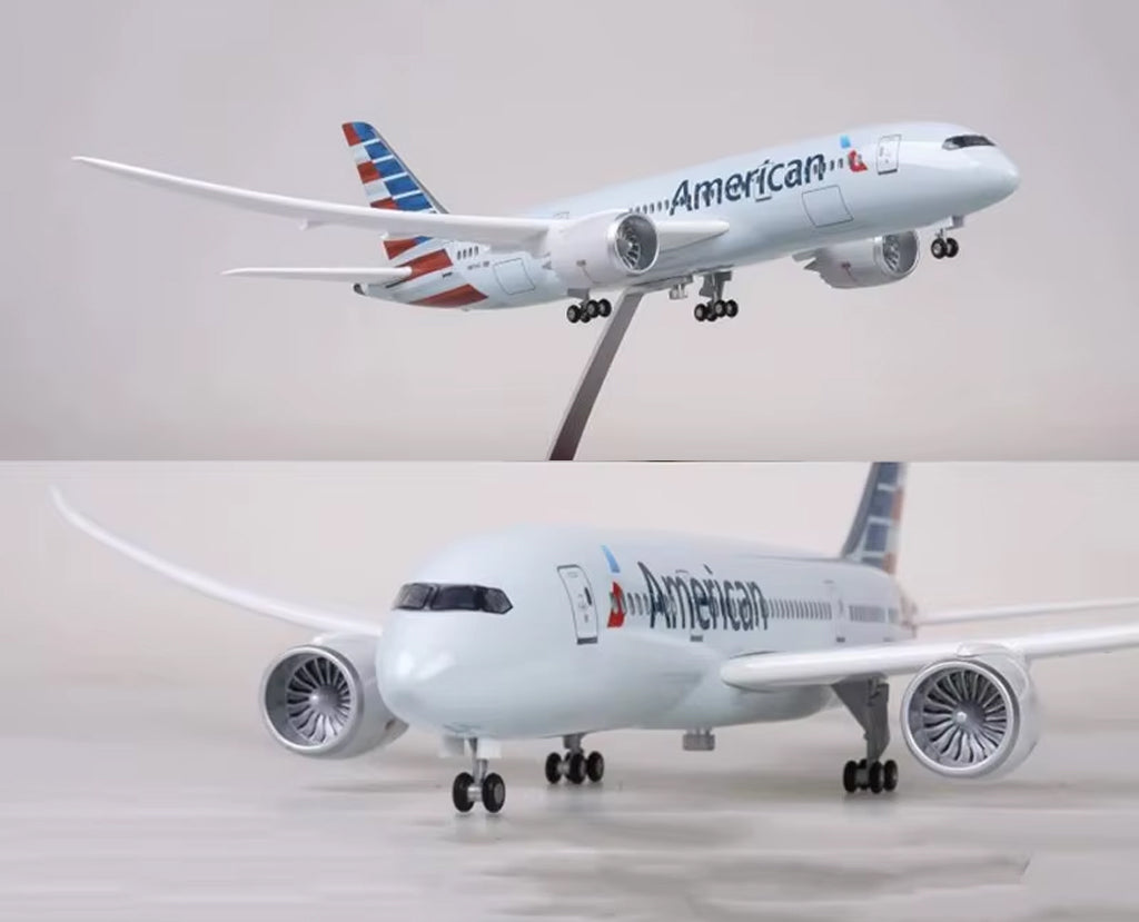 American Airlines Boeing 787 with LED - Scale 1:130 (47 cm / 18.5 in)