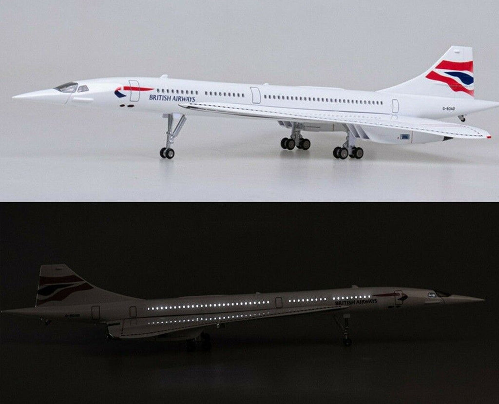 Concorde British Airways with LED - Scale 1:130 (50 cm / 19.7 in)