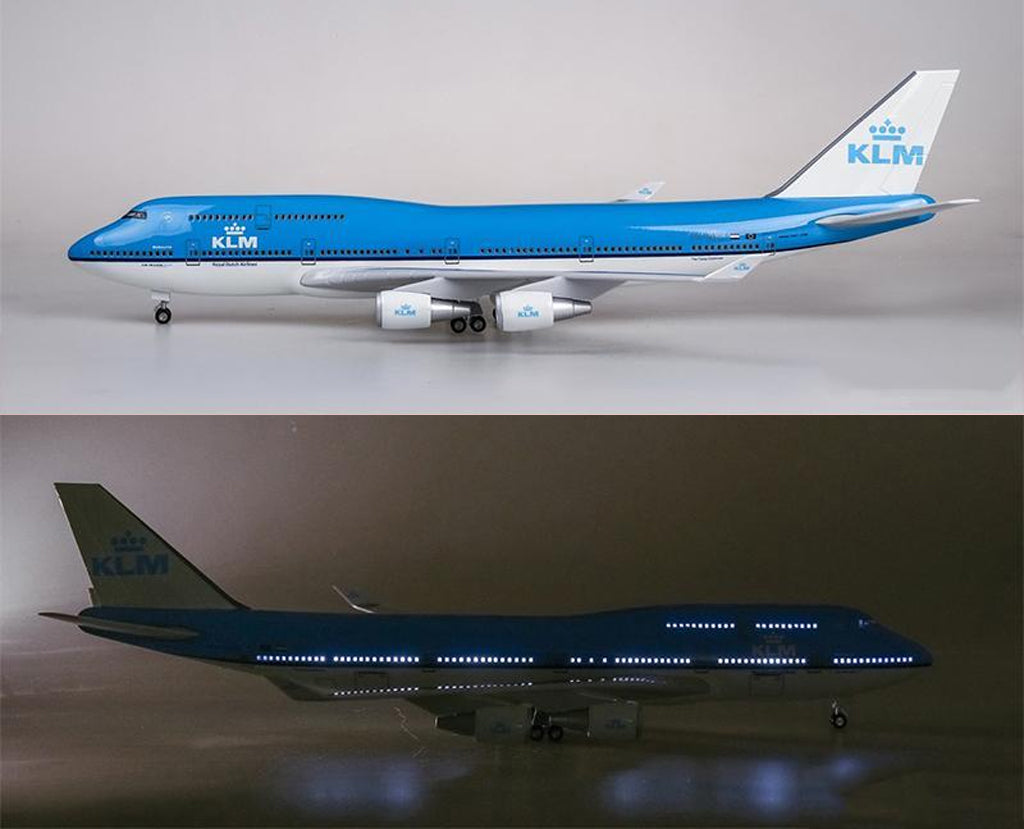 KLM Royal Dutch Airlines Boeing 747 with LED - Scale 1:160 (47 cm / 18.5 in)