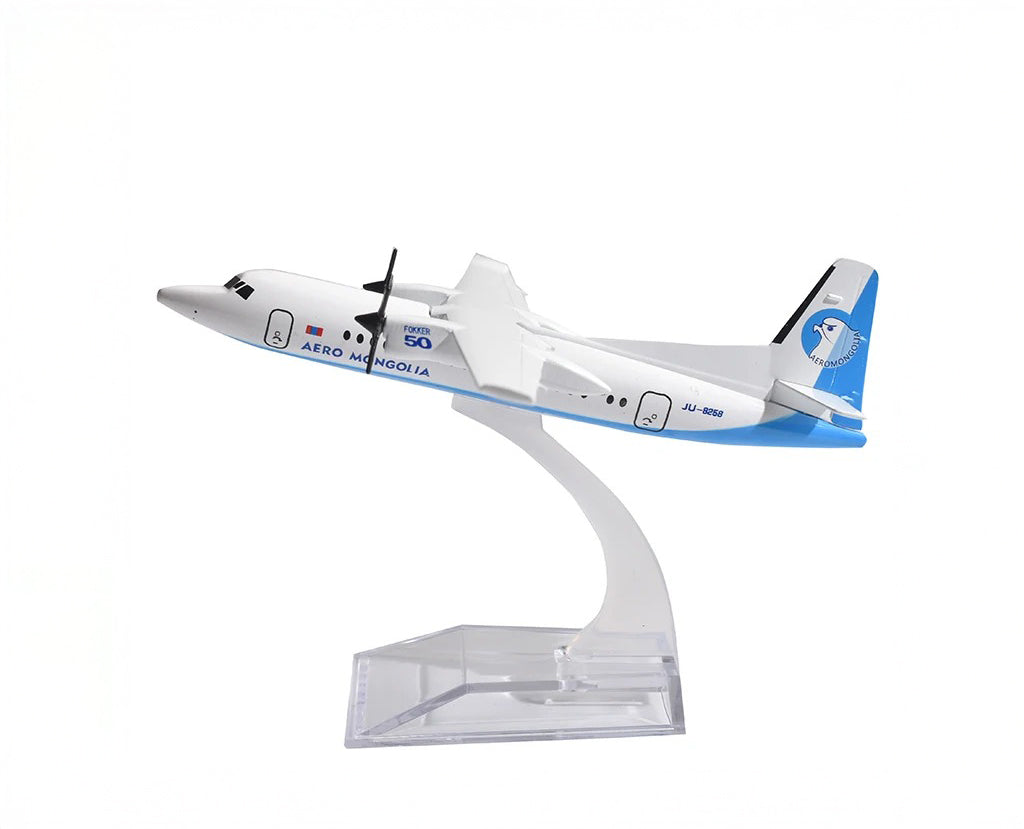 Aero Mongolia Fokker F50 - Scale 1:400 (16 cm / 6.3 in)