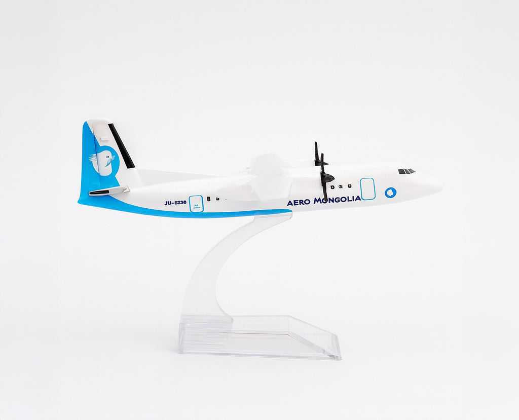 Aero Mongolia Fokker F50 - Scale 1:400 (16 cm / 6.3 in)