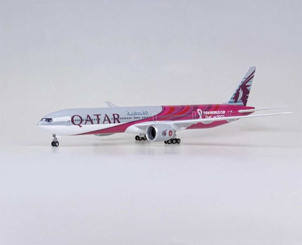 Qatar Airways 2022 World Cup Boeing 777  - Scale 1:400 (20 cm / 7.9 in)