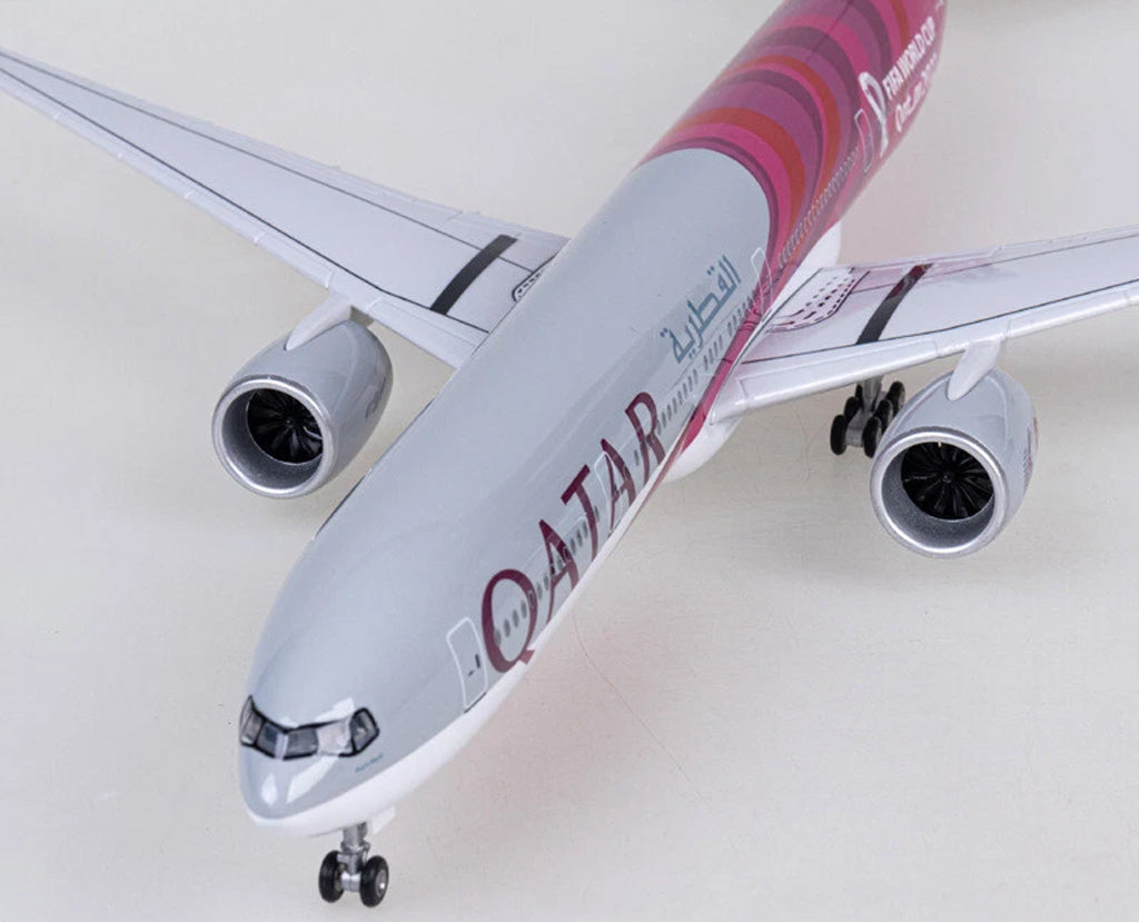 Qatar Airways 2022 World Cup Boeing 777  - Scale 1:400 (20 cm / 7.9 in)
