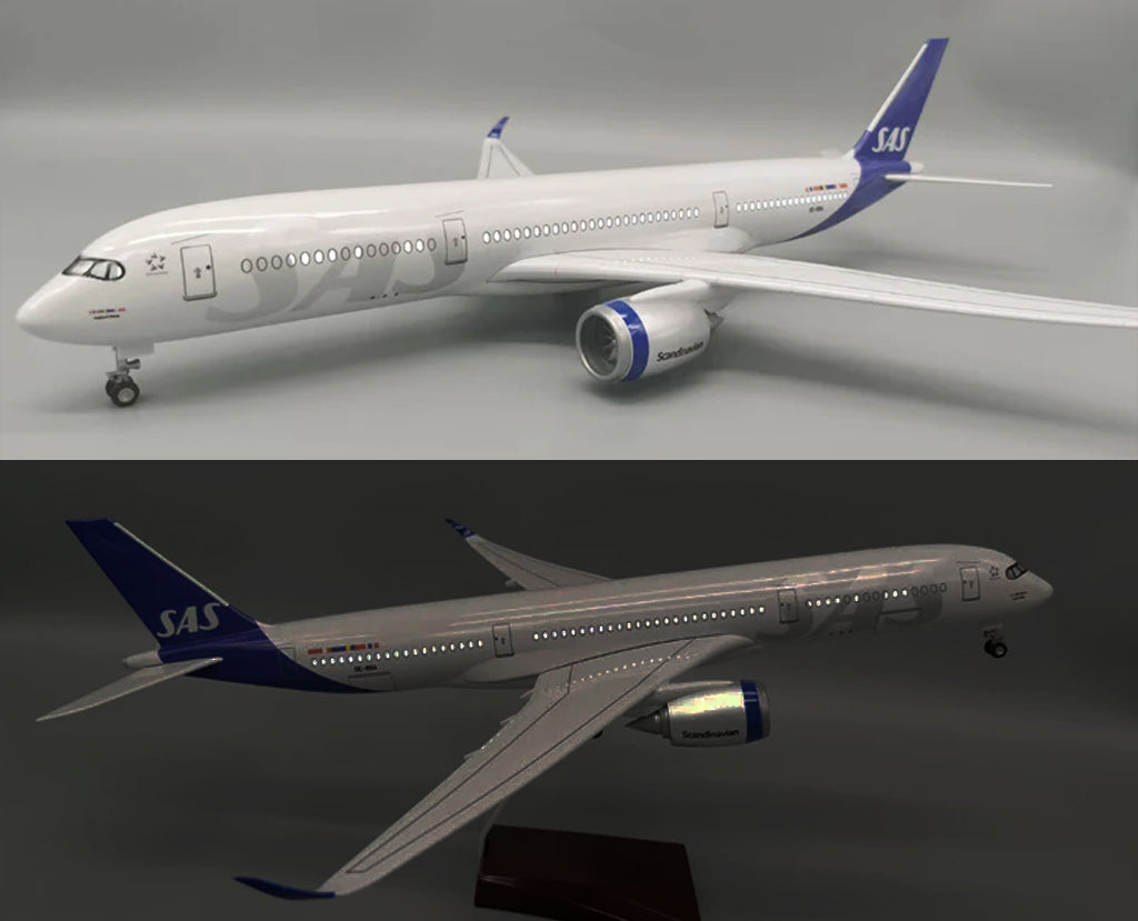 SAS Airbus A350 with LED - Scale 1:130 (47 cm / 18.5 in)